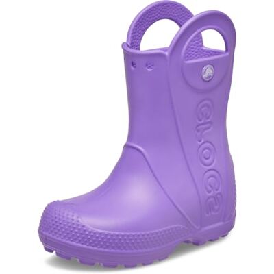 Crocs , Unisex Kids, Handle It Rain Boot T, Purple Pulse, 9 UK Child Crocs , Unisex Kids, Handle It Rain Boot T, Purple Pulse, 9 UK Child