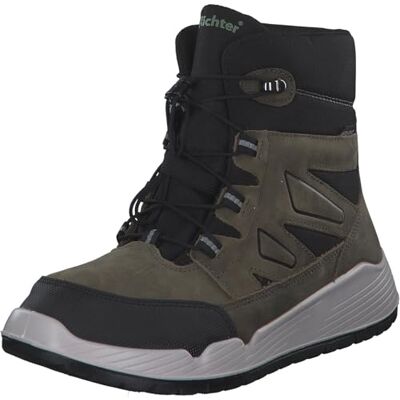 Richter Kinderschuhe RS-1 Snow Boots, Black/Olive, 40 EU Richter Kinderschuhe RS-1 Snow Boots, Black/Olive, 40 EU