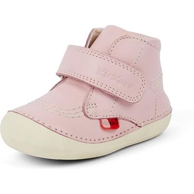Kickers Unisex Baby Softer Hi Boots Soft Sole Easy Fasten Comfortable Cushioned, Pink, 0 UK Child Kickers Unisex Baby Softer Hi Boots Soft Sole Easy Fasten Comfortable Cushioned, Pink, 0 UK Child