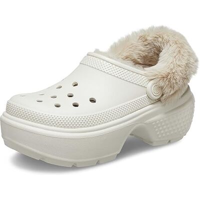 Crocs , Unisex Adult, Stomp Lined Clog, Stucco, 8 UK Men/ 9 UK Women Crocs , Unisex Adult, Stomp Lined Clog, Stucco, 8 UK Men/ 9 UK Women
