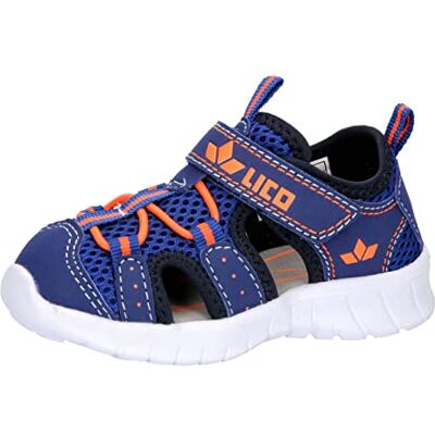 Lico Melis VS, First Walker Shoe, Blau/Orange, Lico Melis VS, First Walker Shoe, Blau/Orange,