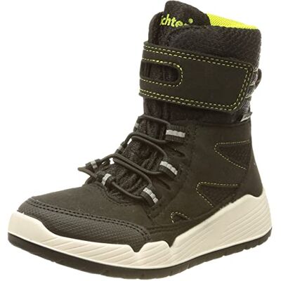 Richter Kinderschuhe RS-1 Snow Boots, Black/Lime, 36 EU Richter Kinderschuhe RS-1 Snow Boots, Black/Lime, 36 EU