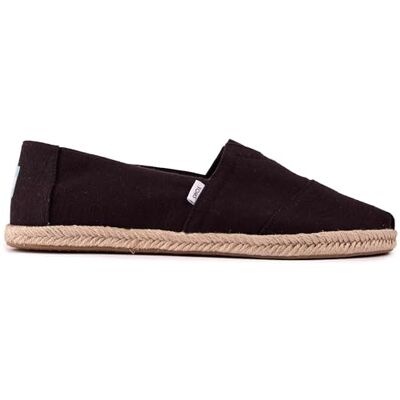TOMS Men's Alpargata Rope Loafer Flat, Black, 9 UK TOMS Men's Alpargata Rope Loafer Flat, Black, 9 UK
