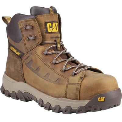 CAT erpillar Male Threshold Rebound Safety Boot, Brown, 6 CAT erpillar Male Threshold Rebound Safety Boot, Brown, 6