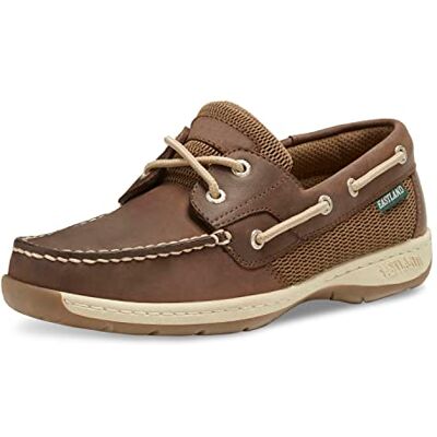 Eastland Women's Solstice Boat Shoe, Bomber Brown, 9 UK Eastland Women's Solstice Boat Shoe, Bomber Brown, 9 UK