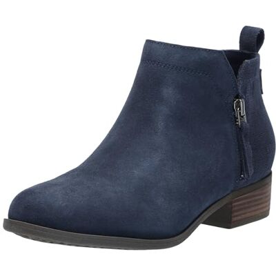 TOMS Women's Ankle Booties Comfortable Suede Design with TPR Outsole and Chic Block Heel for Everyday Versatility TOMS Women's Ankle Booties Comfortable Suede Design with TPR Outsole and Chic Block Heel for Everyday Versatility