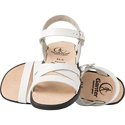 Ganter SONNICA-E, Women's Casual Sandals, White (white 0200), 38 EU (5 UK) Ganter SONNICA-E, Women's Casual Sandals, White (white 0200), 38 EU (5 UK)