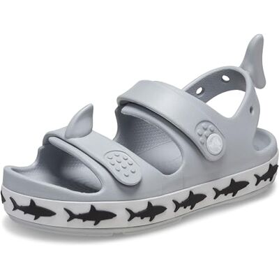 Crocs Unisex Kids Crocband Cruiser Shark Sandalt Sandal, Light Grey, 5 UK Child Crocs Unisex Kids Crocband Cruiser Shark Sandalt Sandal, Light Grey, 5 UK Child