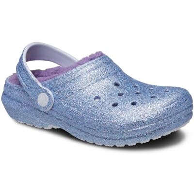 Crocs Kids Clogs, Classic Lined Glitter Clog K, Frosted Glitter,5 UK Crocs Kids Clogs, Classic Lined Glitter Clog K, Frosted Glitter,5 UK