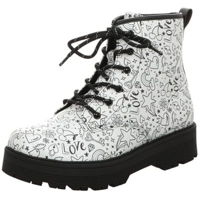 Skechers Girls' Gravlen Hi Doodle Down Trainer, Silver, 12 UK Child Skechers Girls' Gravlen Hi Doodle Down Trainer, Silver, 12 UK Child
