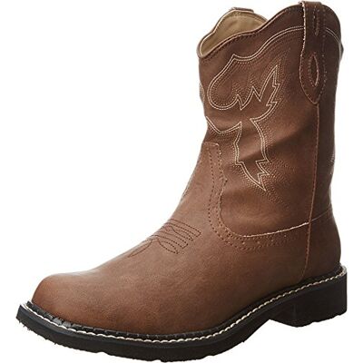 ROPER Women's Chunk Rider Embroidery Round Toe Cowboy Boots Traditional, Brown, 7 UK ROPER Women's Chunk Rider Embroidery Round Toe Cowboy Boots Traditional, Brown, 7 UK