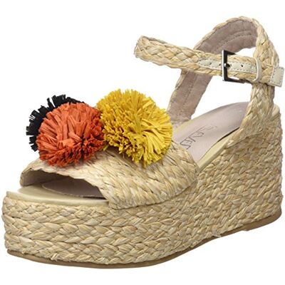 Sixtyseven Sixty seven Taike Women's Platform Sandals, Beige Raffia Natural PU Natural, 6 UK Sixtyseven Sixty seven Taike Women's Platform Sandals, Beige Raffia Natural PU Natural, 6 UK