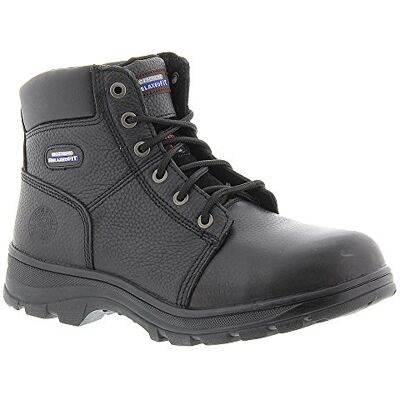 Skechers Men's Workshire Classic Boots, Black Embossed Leather, 8 UK Skechers Men's Workshire Classic Boots, Black Embossed Leather, 8 UK