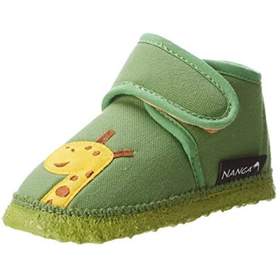Nanga Unisex Baby Monkey First Walking Shoes, Green, 3 UK Nanga Unisex Baby Monkey First Walking Shoes, Green, 3 UK