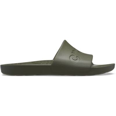 Crocs Unisex-Adult Slides, Army Green, 9 UK Men/10 UK Women Crocs Unisex-Adult Slides, Army Green, 9 UK Men/10 UK Women