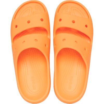 Crocs Unisex Adults Classic Sandal v2, Orangesicle, 8 UK Men/9 UK Women Crocs Unisex Adults Classic Sandal v2, Orangesicle, 8 UK Men/9 UK Women