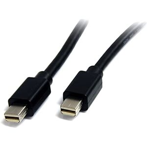 StarTech .com 1m (3ft) Mini DisplayPort Cable 4K x 2K Ultra HD Video Mini DisplayPort 1.2 Cable Mini DP to Mini DP Cable for Monitor mDP Cord works with Thunderbolt 2 Ports M/M StarTech .com 1m (3ft) Mini DisplayPort Cable 4K x 2K Ultra HD Video Mini DisplayPort 1.2 Cable Mini DP to Mini DP Cable for Monitor mDP Cord works with Thunderbolt 2 Ports M/M