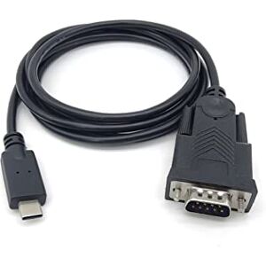 Equip Adapter USB-C to Serial RS232-DB9 M/M 1.50 m Black Equip Adapter USB-C to Serial RS232-DB9 M/M 1.50 m Black