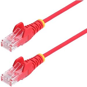 StarTech .com 10m Red Slim CAT6 Ethernet Cable, Snagless RJ45, LSZH, 28AWG Pure Bare Copper, Slim Network Patch Cable/Cord StarTech .com 10m Red Slim CAT6 Ethernet Cable, Snagless RJ45, LSZH, 28AWG Pure Bare Copper, Slim Network Patch Cable/Cord