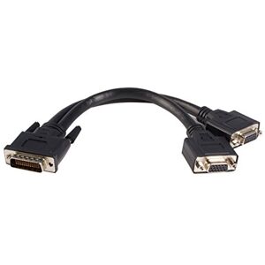 StarTech .com DMS 59 to VGA Splitter 8in DMS 59 to 2x VGA Y Cable Monitor Splitter Cable DMS 59 Cable DMS 59 to VGA Adapter (DMSVGAVGA1) StarTech .com DMS 59 to VGA Splitter 8in DMS 59 to 2x VGA Y Cable Monitor Splitter Cable DMS 59 Cable DMS 59 to VGA Adapter (DMSVGAVGA1)