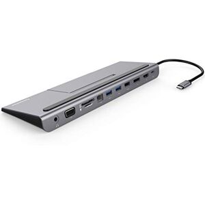 PremiumCord USB-C MST Docking Station for Notebook, 4K HDMI, DisplayPort, VGA, 2X USB 3.0, Gigabit RJ45, SD, Audio, PD, Full HD, Aluminum Housing, Cable Length 20 cm PremiumCord USB-C MST Docking Station for Notebook, 4K HDMI, DisplayPort, VGA, 2X USB 3.0, Gigabit RJ45, SD, Audio, PD, Full HD, Aluminum Housing, Cable Length 20 cm