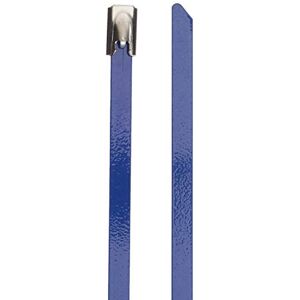 DeLOCK Stainless Steel Cable Ties L 400 x W 4.6 mm Blue Pack of 10