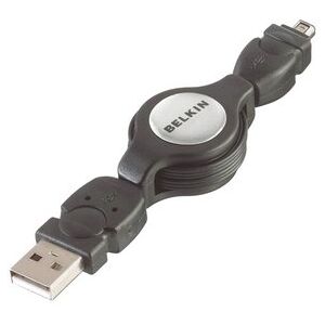 Belkin Cable USB Retractable A Vers Minib 4 Pin.0,80M.Sous Blister Belkin Cable USB Retractable A Vers Minib 4 Pin.0,80M.Sous Blister