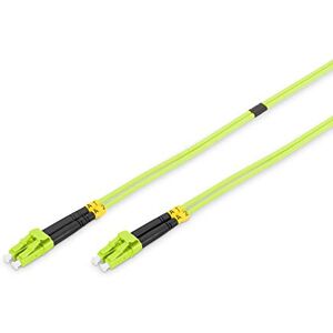 Digitus DK-2533-07-5 – Fibre Optic Cable OM5 – 7 m – LC to LC – Duplex Fibre Optic Cable – 1/10/40/100 Gbit/s – MM Multimode Fibre Optic LAN Cable – Fibre Type: 50/125 µ – Lime Green Digitus DK-2533-07-5 – Fibre Optic Cable OM5 – 7 m – LC to LC – Duplex Fibre Optic Cable – 1/10/40/100 Gbit/s – MM Multimode Fibre Optic LAN Cable – Fibre Type: 50/125 µ – Lime Green