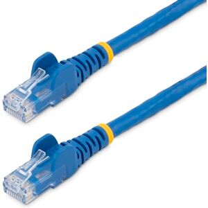 StarTech .com 1 ft. CAT6 Ethernet Cable 10 Pack ETL Verified Blue CAT6 Patch Cord Snagless RJ45 Connectors 24 AWG Copper Wire UTP Ethernet Cable (N6PATCH1BL10PK) StarTech .com 1 ft. CAT6 Ethernet Cable 10 Pack ETL Verified Blue CAT6 Patch Cord Snagless RJ45 Connectors 24 AWG Copper Wire UTP Ethernet Cable (N6PATCH1BL10PK)