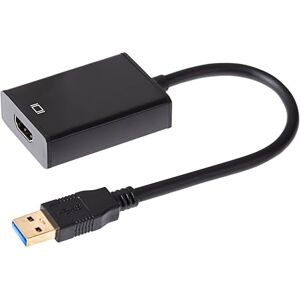 Maplin USB-A to HDMI Adapter V3.0, 15cm Cable Maplin USB-A to HDMI Adapter V3.0, 15cm Cable