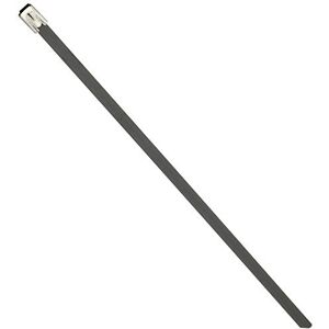 DeLOCK Stainless Steel Cable Ties L 200 x W 4.6 mm Black Pack of 10