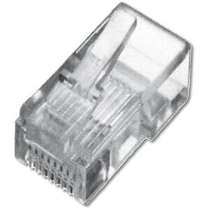 Digitus DN-MO-8-8-SR – Cat 5e crimp connector – 100 pieces – RJ45 network connector unshielded – For Cat5e network cables – 1GBase-T – 8P8C – AWG 27/7 to AWG 24/7 Digitus DN-MO-8-8-SR – Cat 5e crimp connector – 100 pieces – RJ45 network connector unshielded – For Cat5e network cables – 1GBase-T – 8P8C – AWG 27/7 to AWG 24/7