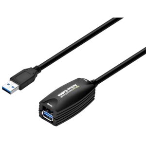 Monoprice Active USB-A to USB-A Female 3.0 Extension Cable 4.5M (15ft) Black, 10 Times Faster Than USB 2.0 Monoprice Active USB-A to USB-A Female 3.0 Extension Cable 4.5M (15ft) Black, 10 Times Faster Than USB 2.0