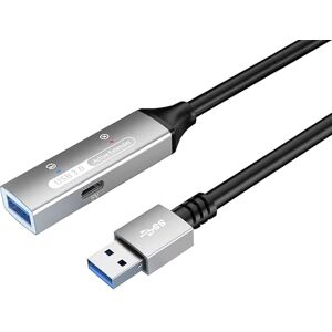 PremiumCord Active USB Extension Cable with Repeater 15 m, USB A Female to Male, USB 3.2 Gen 1 Super Speed 5 Gbit/s, 2x Shielded, AWG20/28, Aluminium Housing, Colour Black, Length 15 m PremiumCord Active USB Extension Cable with Repeater 15 m, USB A Female to Male, USB 3.2 Gen 1 Super Speed 5 Gbit/s, 2x Shielded, AWG20/28, Aluminium Housing, Colour Black, Length 15 m
