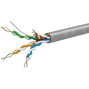 Labgear Cat5e Ethernet Cable 100m, 4 Pair 8-Core UTP Cable Coil, Indoor PVC Sheath, High-Speed LAN Network Cable for Home Office, Router, and Data Installation, Grey Labgear Cat5e Ethernet Cable 100m, 4 Pair 8-Core UTP Cable Coil, Indoor PVC Sheath, High-Speed LAN Network Cable for Home Office, Router, and Data Installation, Grey