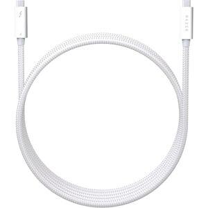 Razer Thunderbolt 4 Cable (2.0m / 6.56ft): Up to 40 Gigabits Per Second Up to 8K Resolutions Up to 100W Charging Compatible with Windows PC/Mac/Thunderbolt 3 Devices White Razer Thunderbolt 4 Cable (2.0m / 6.56ft): Up to 40 Gigabits Per Second Up to 8K Resolutions Up to 100W Charging Compatible with Windows PC/Mac/Thunderbolt 3 Devices White