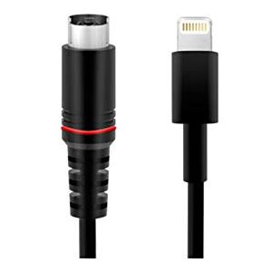 IK Multimedia Lightning to mini-DIN cable with charging IK Multimedia Lightning to mini-DIN cable with charging