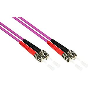 Good Connections LWL Duplex Patch Cable LC to SC Multimode 50/125 Inch Fibre Optic green OM4 Violett/Pink 5 m Good Connections LWL Duplex Patch Cable LC to SC Multimode 50/125 Inch Fibre Optic green OM4 Violett/Pink 5 m