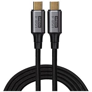 Maplin USB-C to USB-C Cable Braided V4.0 40Gbps 100W 8K@60Hz Charge and Data 1.2m, for Apple MacBook, iPad Pro, iPad Air, iPhone 15, Samsung Galaxy phones, Microsoft Surface, Google Pixel, Honor Maplin USB-C to USB-C Cable Braided V4.0 40Gbps 100W 8K@60Hz Charge and Data 1.2m, for Apple MacBook, iPad Pro, iPad Air, iPhone 15, Samsung Galaxy phones, Microsoft Surface, Google Pixel, Honor