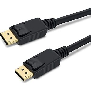 PremiumCord 8K DisplayPort 1.3/1.4 Cable M/M 1.5 m, Male to Male, 32.4 Gbps, Video 8K@30Hz, 5K@60Hz, 4K@120Hz 2160p, HDCP 2.2, Gold-Plated Connectors, Black PremiumCord 8K DisplayPort 1.3/1.4 Cable M/M 1.5 m, Male to Male, 32.4 Gbps, Video 8K@30Hz, 5K@60Hz, 4K@120Hz 2160p, HDCP 2.2, Gold-Plated Connectors, Black