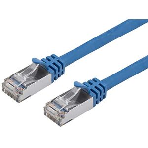 Monoprice Cat7 Ethernet Patch Cable 30.48M (100ft) Blue, Flexboot, RJ45, Stranded, 600Mhz, S/FTP, CMX, Pure Bare Copper Wire, 26AWG Entegrade Series Monoprice Cat7 Ethernet Patch Cable 30.48M (100ft) Blue, Flexboot, RJ45, Stranded, 600Mhz, S/FTP, CMX, Pure Bare Copper Wire, 26AWG Entegrade Series
