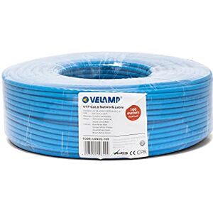 Velamp Ethernet Network Cable CAT6, AWG24, CCA, UTP, RJ45 Network Reel Blue (100 Meters) For Home and Office Velamp Ethernet Network Cable CAT6, AWG24, CCA, UTP, RJ45 Network Reel Blue (100 Meters) For Home and Office