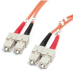 StarTech .com 1m (3.3ft) SC to SC OM1 Multimode Fiber Optic Cable, 62.5/125 Fiber Size, 10G Networks, LSZH Fiber Patch Cord (FIBSCSC1) StarTech .com 1m (3.3ft) SC to SC OM1 Multimode Fiber Optic Cable, 62.5/125 Fiber Size, 10G Networks, LSZH Fiber Patch Cord (FIBSCSC1)