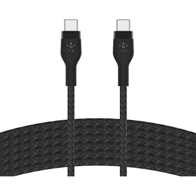 Belkin BoostCharge Pro Flex Braided USB C charger cable, USB-IF certified Power Delivery PD type C fast charging cable for iPhone 16, 15, Galaxy S24, S23, MacBook Pro, iPad, Pixel and more – 3m, black Belkin BoostCharge Pro Flex Braided USB C charger cable, USB-IF certified Power Delivery PD type C fast charging cable for iPhone 16, 15, Galaxy S24, S23, MacBook Pro, iPad, Pixel and more – 3m, black