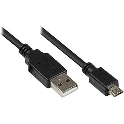 Good Connection USB 2.0 Cable - 1m Black Good Connection USB 2.0 Cable - 1m Black