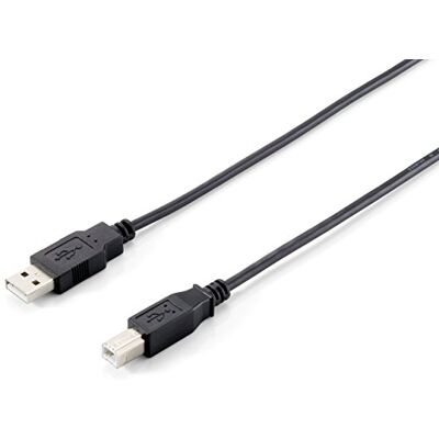 Equip USB 2.0 Cable/USB A Male to USB B Male / 5 m Black Equip USB 2.0 Cable/USB A Male to USB B Male / 5 m Black