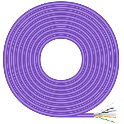 AISENS A135-0747 – Network Cable RJ45 LSZH Cat.6 UTP Rigid AWG23 CCA (Alloy), Violet, 100M AISENS A135-0747 – Network Cable RJ45 LSZH Cat.6 UTP Rigid AWG23 CCA (Alloy), Violet, 100M