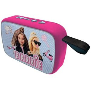 Lexibook , Barbie, Portable Bluetooth Speaker, Wireless, USB-C, SD/TF card, Rechargeable battery, Blue/pink, BT018BB Lexibook , Barbie, Portable Bluetooth Speaker, Wireless, USB-C, SD/TF card, Rechargeable battery, Blue/pink, BT018BB