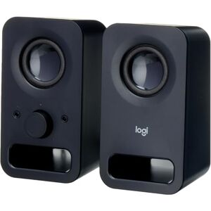 Logitech Z150 PC Speaker, Stereo Sound, 2 Speakers, 6 Watts Peak Power, 3.5mm Input, Right Speaker Controller, Headphone Jack, UK Plug, PC/TV/Mobile Phone/Tablet Black Logitech Z150 PC Speaker, Stereo Sound, 2 Speakers, 6 Watts Peak Power, 3.5mm Input, Right Speaker Controller, Headphone Jack, UK Plug, PC/TV/Mobile Phone/Tablet Black
