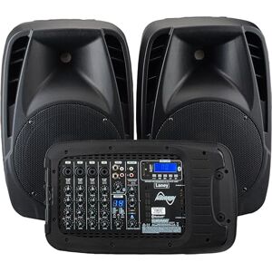 Laney AUDIOHUB Series AH2500D Portable PA system 2x500W 6 channels Bluetooth and FX 2 mics included DJ, Fitness, Conference, Party Laney AUDIOHUB Series AH2500D Portable PA system 2x500W 6 channels Bluetooth and FX 2 mics included DJ, Fitness, Conference, Party